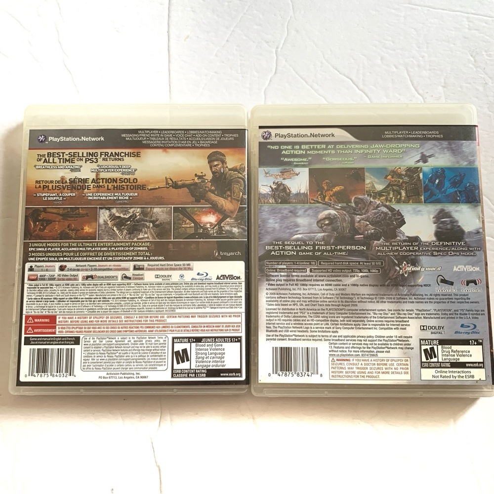 PlayStation 3 Call of Duty Video Games PS3 Bundle - Picture 2 of 3